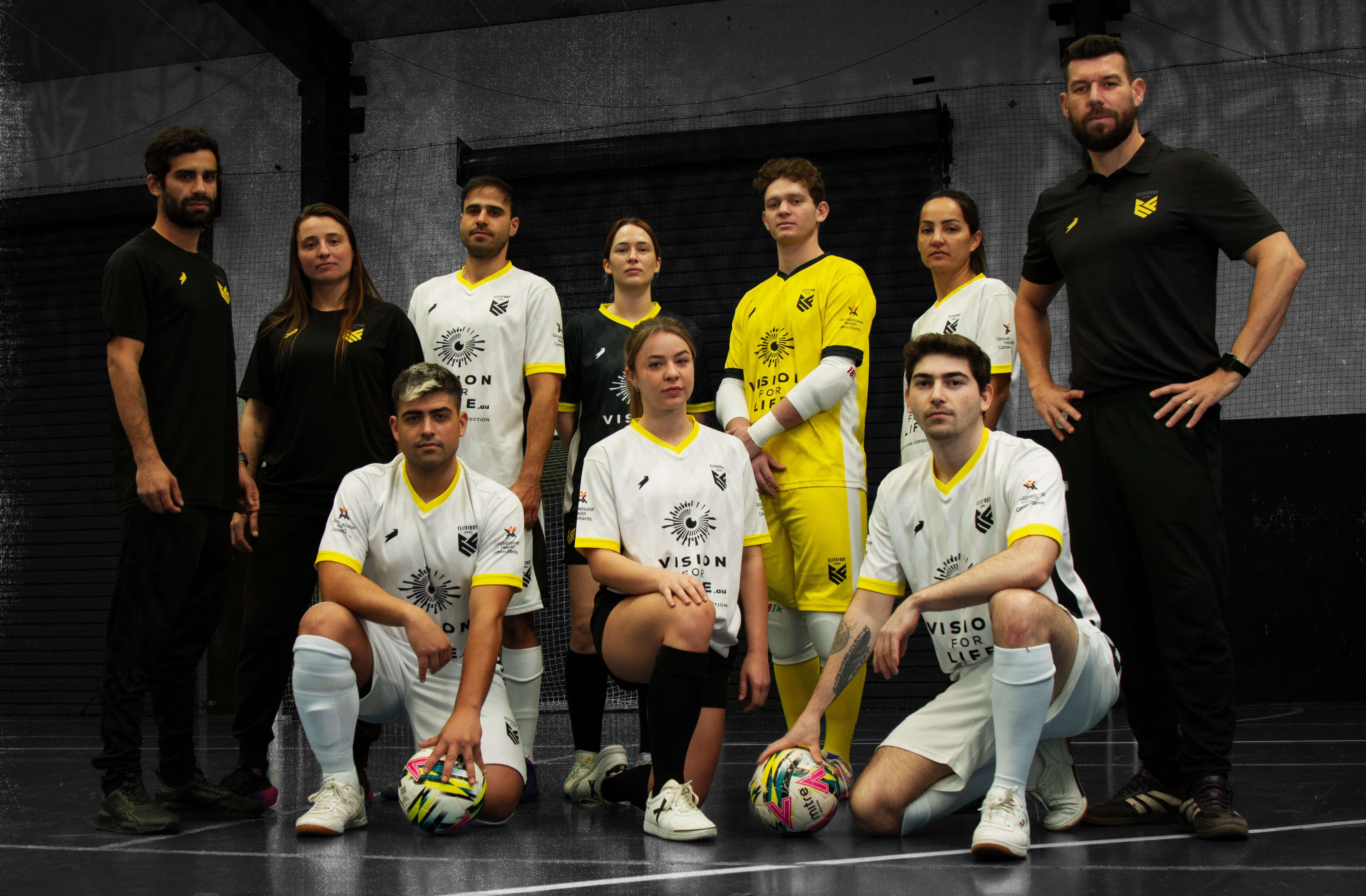 Elitefoot team photo. 